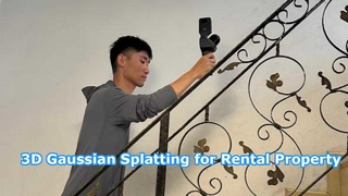 3D Gaussian Splatting for Rental Property Viewings