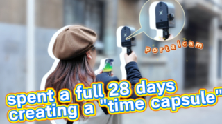 Using the portalcam, we spent a full 28 days creating a 